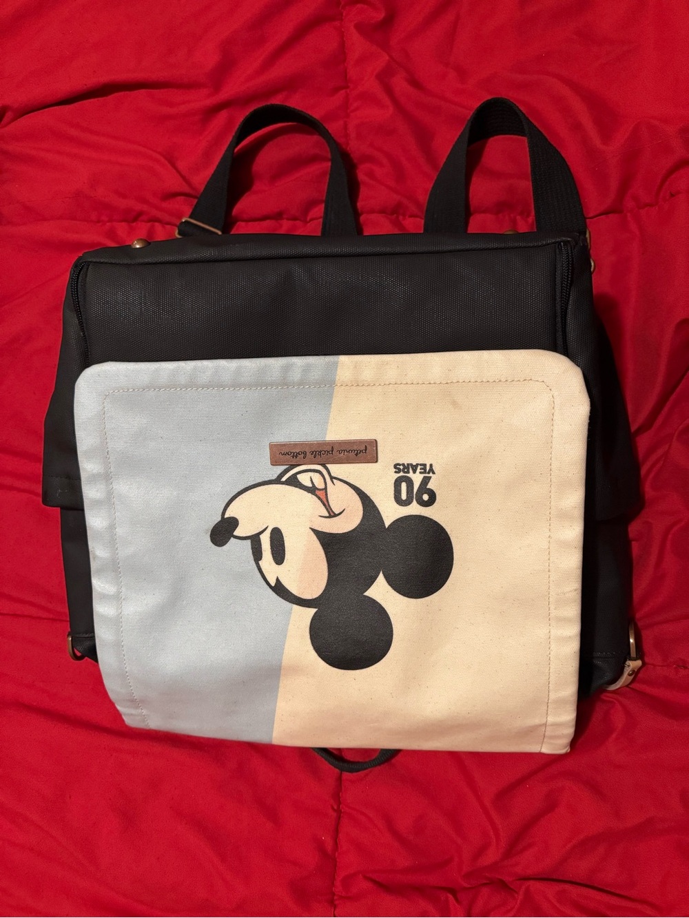 Petunia pickle bottom - Mickey Mouse diaper bag backpack-
